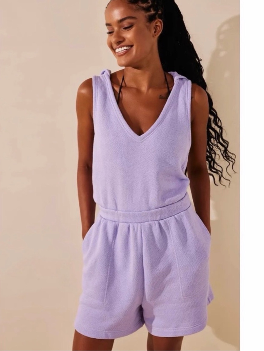 Free People FB Beach Terry Romper Sz XS